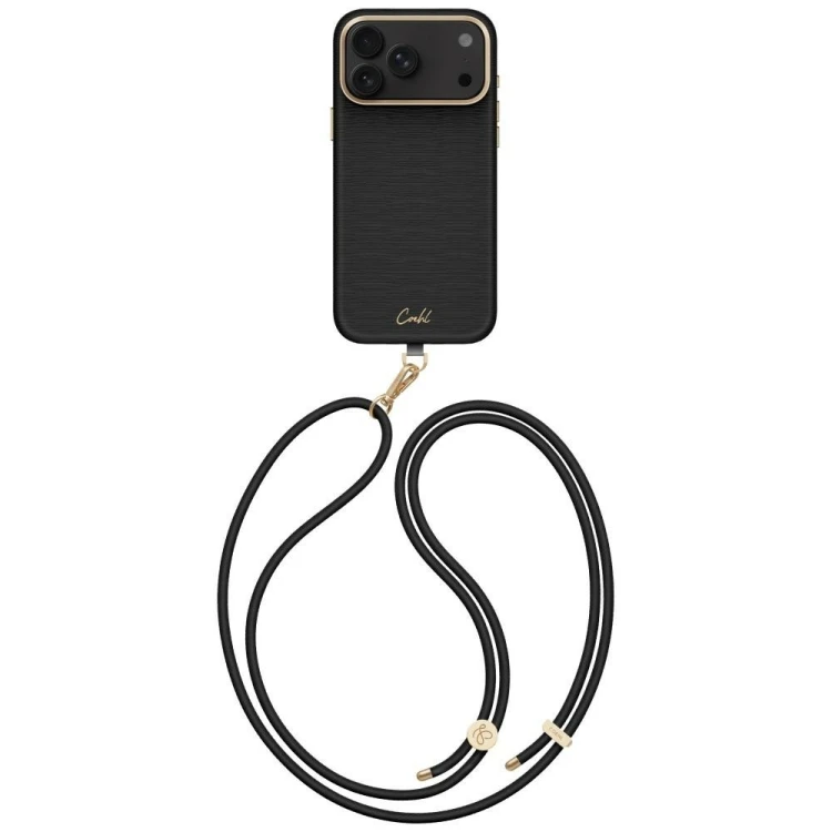 Etui UNIQ Coehl Mirelle do Apple iPhone 18 Pro Max / 17 Pro Max Magnetic Charging czarny