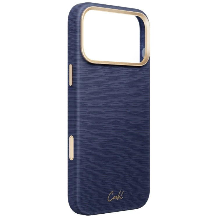 Etui UNIQ Coehl Mirelle do Apple iPhone 18 Pro Max / 17 Pro Max Magnetic Charging niebieski