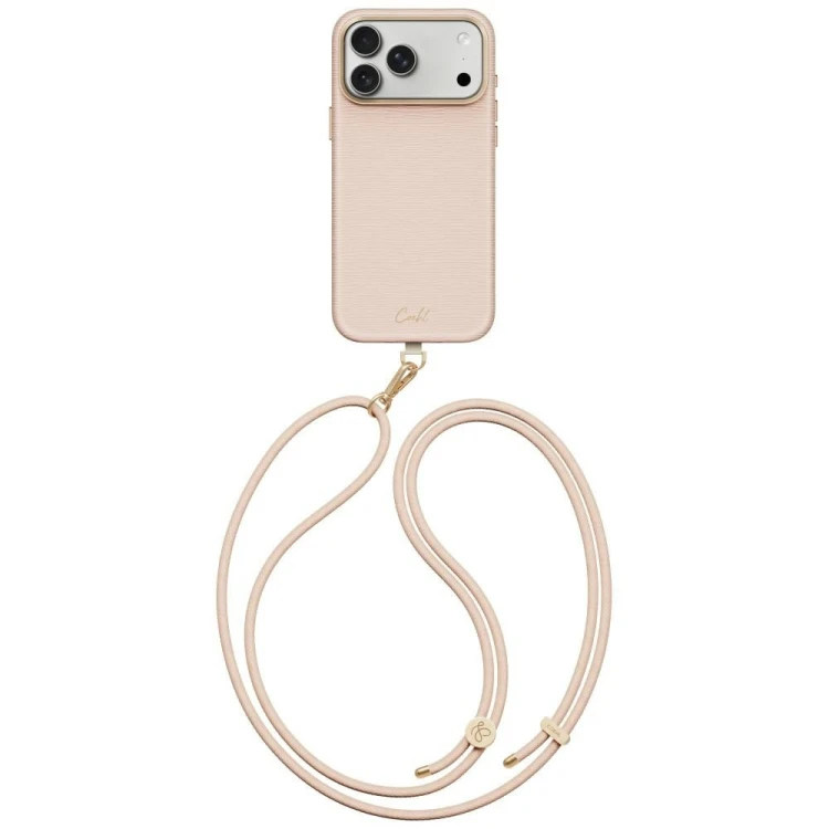 Etui UNIQ Coehl Mirelle do Apple iPhone 18 Pro Max / 17 Pro Max Magnetic Charging różowy