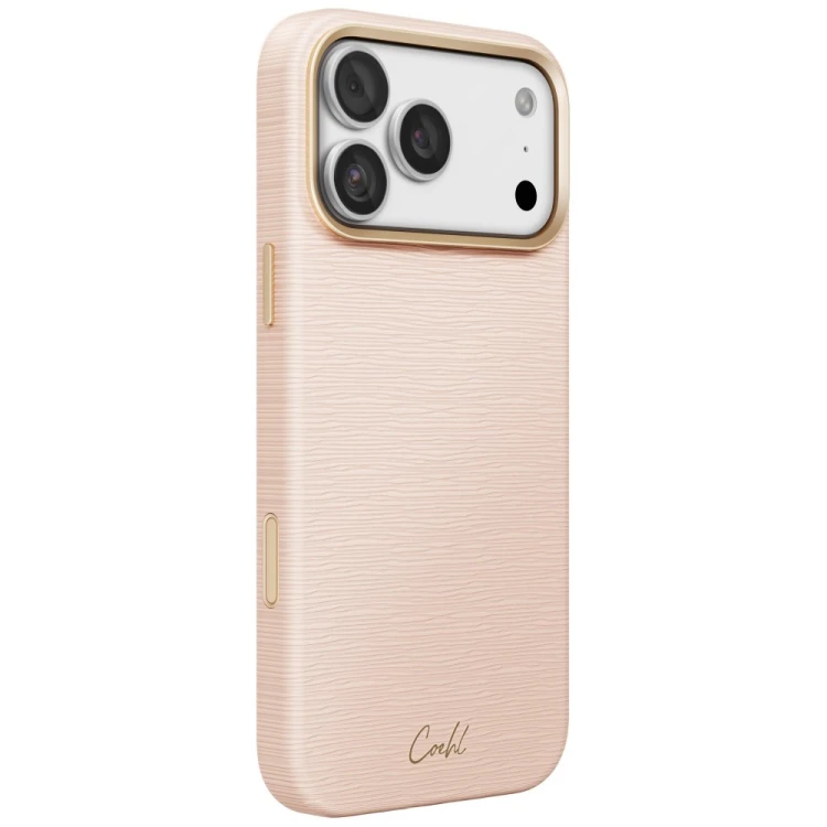 Etui UNIQ Coehl Mirelle do Apple iPhone 18 Pro Max / 17 Pro Max Magnetic Charging różowy
