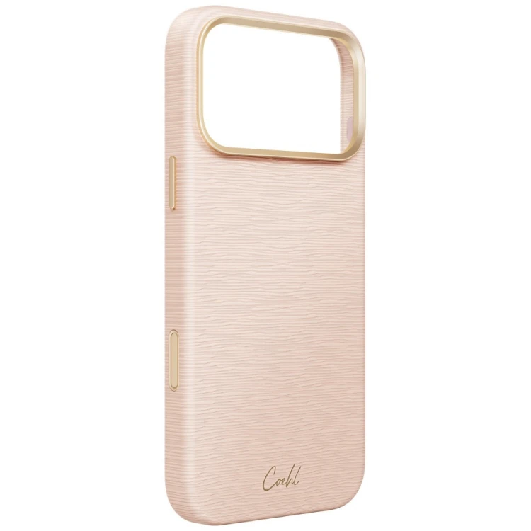 Etui UNIQ Coehl Mirelle do Apple iPhone 18 Pro Max / 17 Pro Max Magnetic Charging różowy