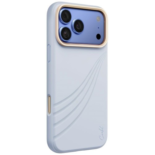 Etui UNIQ Coehl Serina do Apple iPhone 18 Pro Max / 17 Pro Max Magnetic Charging niebieski
