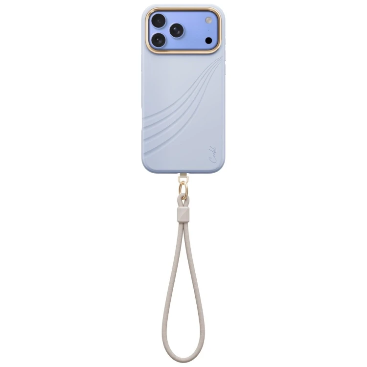Etui UNIQ Coehl Serina do Apple iPhone 18 Pro Max / 17 Pro Max Magnetic Charging niebieski
