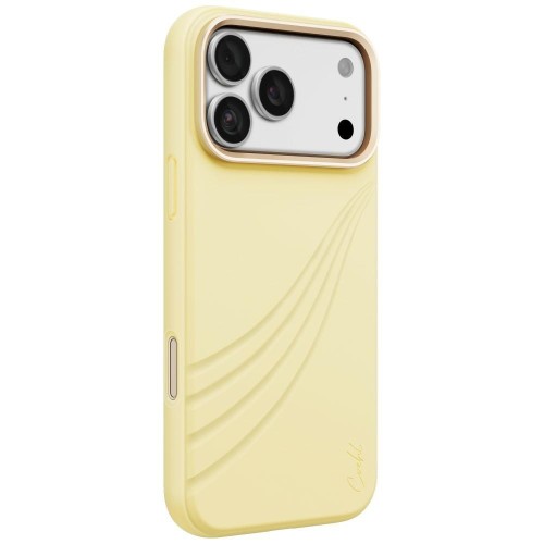Etui UNIQ Coehl Serina do Apple iPhone 18 Pro Max / 17 Pro Max Magnetic Charging żółty