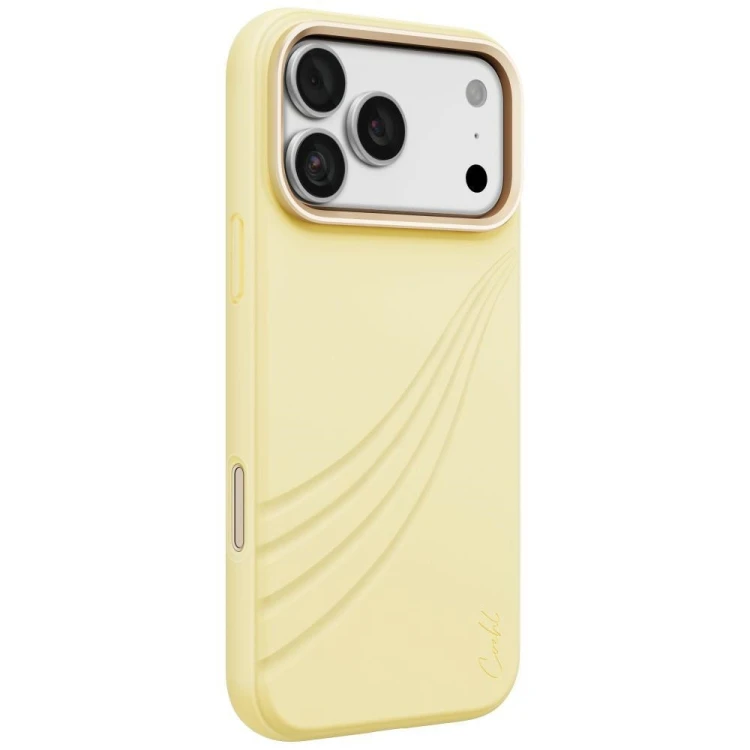 Etui UNIQ Coehl Serina do Apple iPhone 18 Pro Max / 17 Pro Max Magnetic Charging żółty