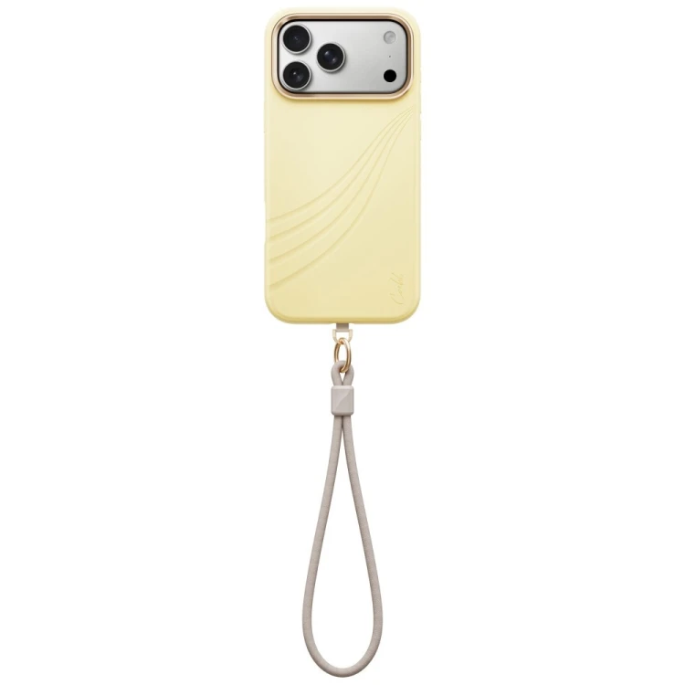 Etui UNIQ Coehl Serina do Apple iPhone 18 Pro Max / 17 Pro Max Magnetic Charging żółty