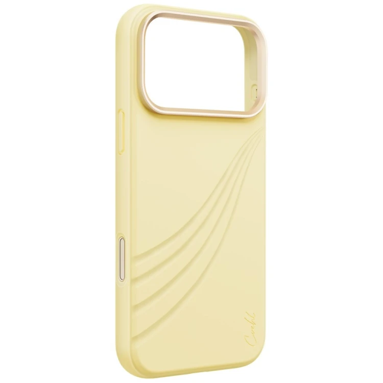 Etui UNIQ Coehl Serina do Apple iPhone 18 Pro Max / 17 Pro Max Magnetic Charging żółty