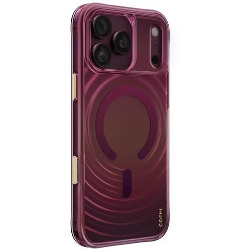 Etui UNIQ Coehl Vela do Apple iPhone 18 Pro Max / 17 Pro Max Magnetic Charging bordowy
