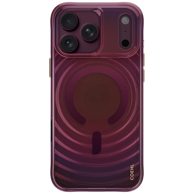 Etui UNIQ Coehl Vela do Apple iPhone 18 Pro Max / 17 Pro Max Magnetic Charging bordowy