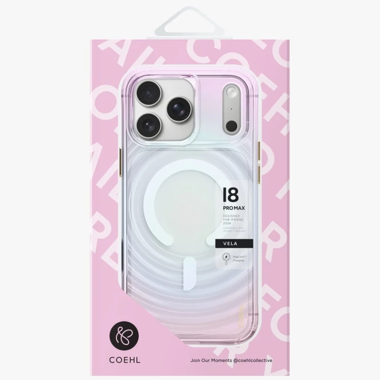 Etui UNIQ Coehl Vela do Apple iPhone 18 Pro Max / 17 Pro Max Magnetic Charging opal
