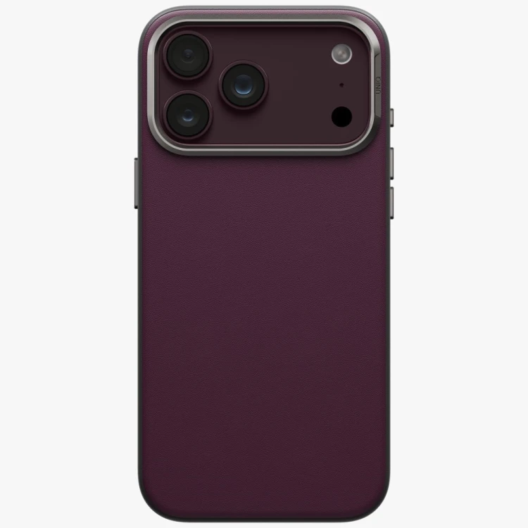 Etui UNIQ Lyden DS do Apple iPhone 18 Pro Max / 17 Pro Max Magclick Charging bordowy