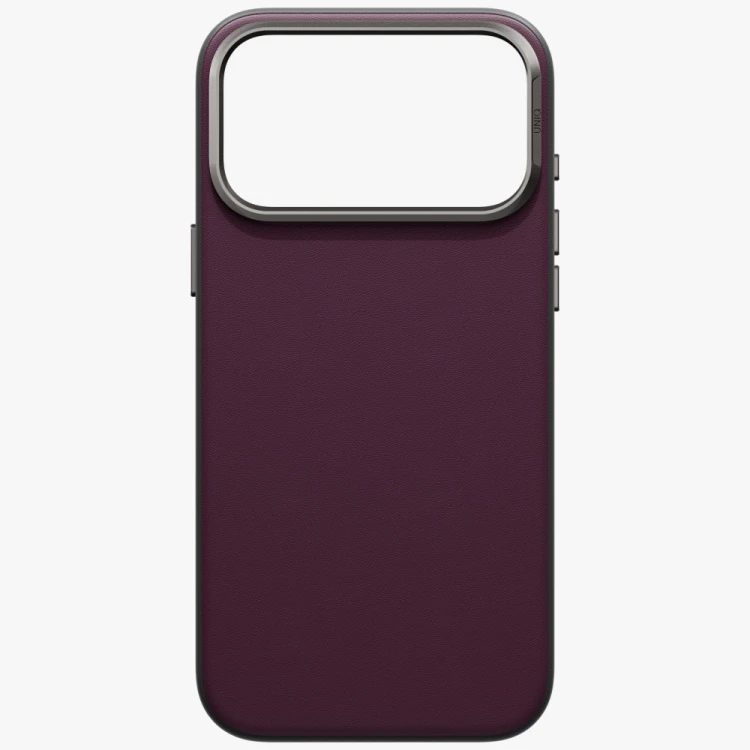 Etui UNIQ Lyden DS do Apple iPhone 18 Pro Max / 17 Pro Max Magclick Charging bordowy