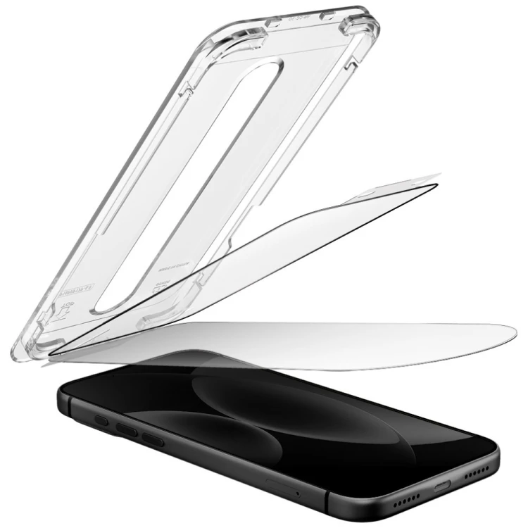 Szkło hartowane UNIQ Optix SwiftFit Vivid DX2 do Apple iPhone 18 Pro Max z aplikatorem