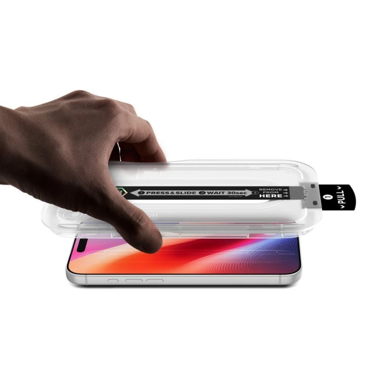 Szkło prywatyzujące Spigen Glas.tr Ez Fit Pro HD AC do Apple iPhone 18 Pro Privacy