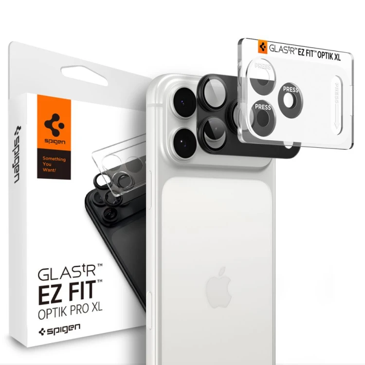 Osłona aparatu Spigen Optik Pro XL Glas.tr Ez Fit Camera Protector do Apple iPhone 18 Pro Max Dark G