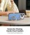 Etui TORRAS Ostand Q3 VegSkin do Apple iPhone 18 Pro / 17 Pro MagSafe (blue)
