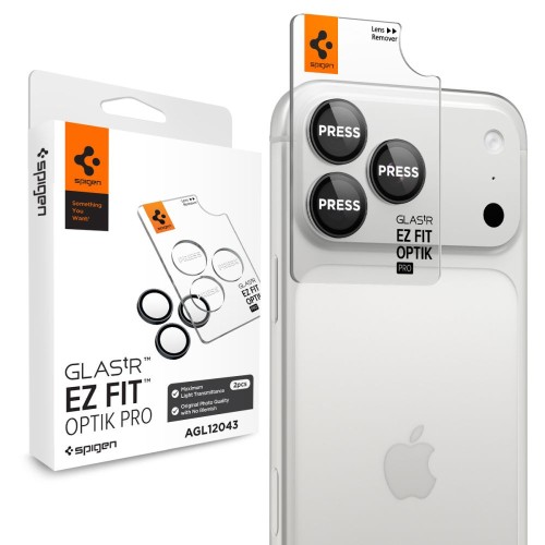 Osłona aparatu Spigen Optik Pro Glas.tr Ez Fit Camera Protector do Apple iPhone 18 Pro / 18 Pro Max 