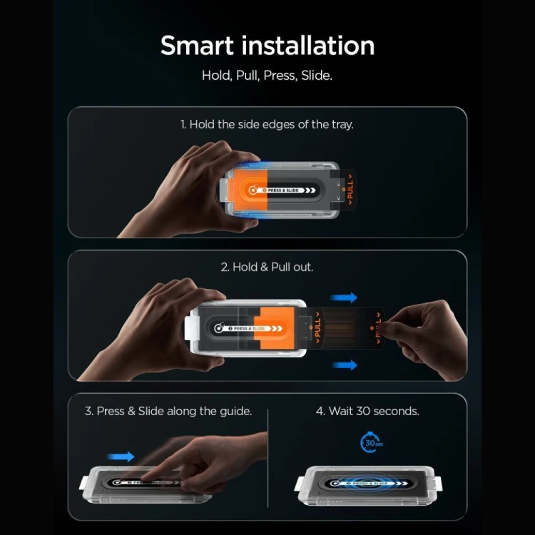 Szkło prywatyzujące Spigen Glas.tr Ez Fit Pro HD AC do Apple iPhone 18 Pro Max Privacy
