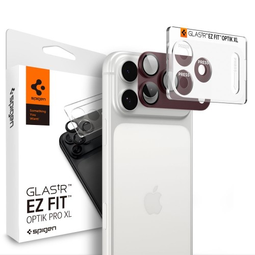 Osłona aparatu Spigen Optik Pro Xl Glas.tr Ez Fit Camera Protector do Apple iPhone 18 Pro Max Burgun
