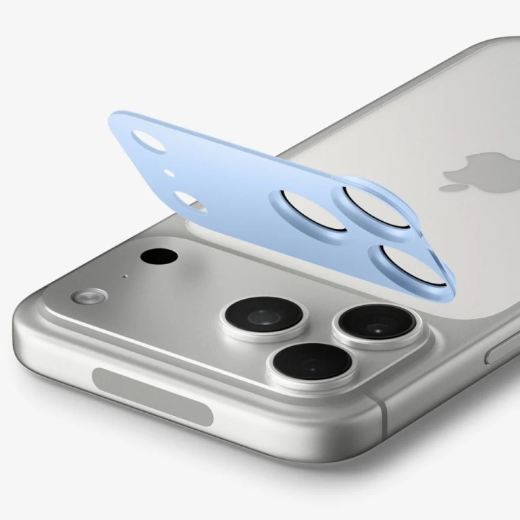 Osłona aparatu Spigen Optik Pro XL Glas.tr Ez Fit Camera Protector do Apple iPhone 18 Pro Light Blue