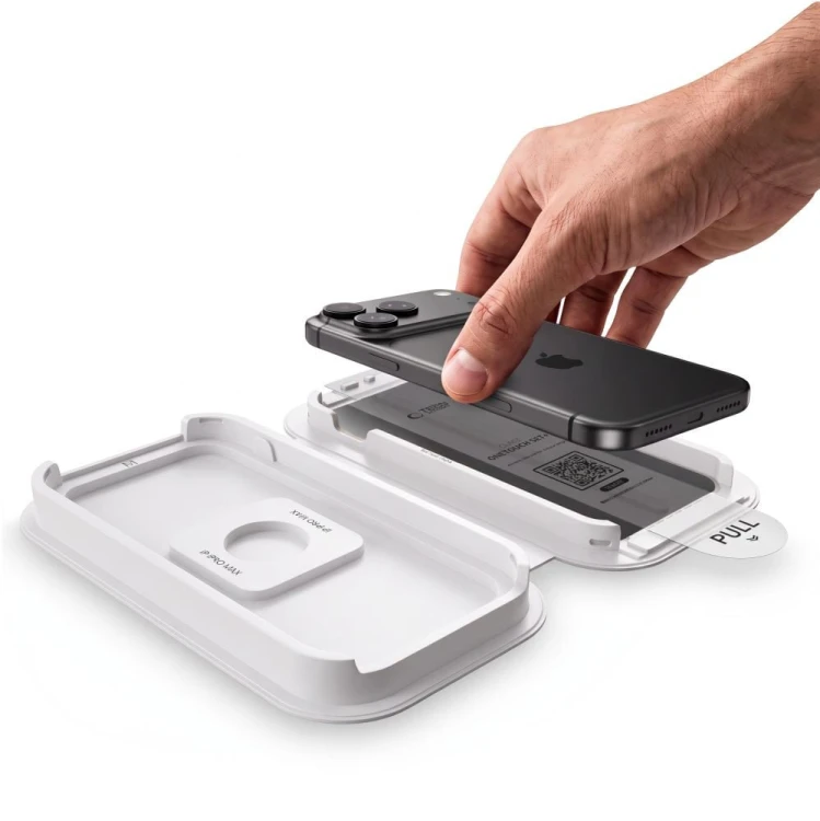 Szkło prywatyzujące Tech-Protect OneTouch Set Spy+ do Apple iPhone 18 Pro Max Privacy [2 PACK]