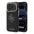 Etui Guess Grained & Big Resin Logo do Apple iPhone 18 Pro Max / 17 Pro Max czarny
