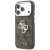 Etui Guess 4G & Big Strass Logo do Apple iPhone 18 Pro / 17 Pro brązowy