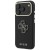 Etui Guess Grained & Big Resin Logo do Apple iPhone 18 Pro / 17 Pro czarny