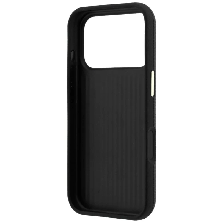 Etui Guess Grained & Big Resin Logo do Apple iPhone 18 Pro / 17 Pro czarny