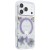 Etui Guess Resin Flowers Glitter MagSafe do Apple iPhone 18 Pro / 17 Pro fioletowy