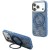 Etui Guess Ring Stand 360 4G Classic Logo MagSafe do Apple iPhone 18 Pro / 17 Pro niebieski