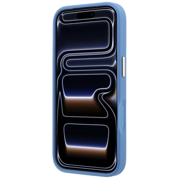 Etui Guess Ring Stand 360 4G Classic Logo MagSafe do Apple iPhone 18 Pro / 17 Pro niebieski