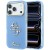 Etui Guess IML 4G Script Metal do Apple iPhone 18 Pro Max / 17 Pro Max jasno niebieski