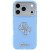 Etui Guess IML 4G Script Metal do Apple iPhone 18 Pro Max / 17 Pro Max jasno niebieski