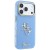 Etui Guess IML 4G Script Metal do Apple iPhone 18 Pro Max / 17 Pro Max jasno niebieski