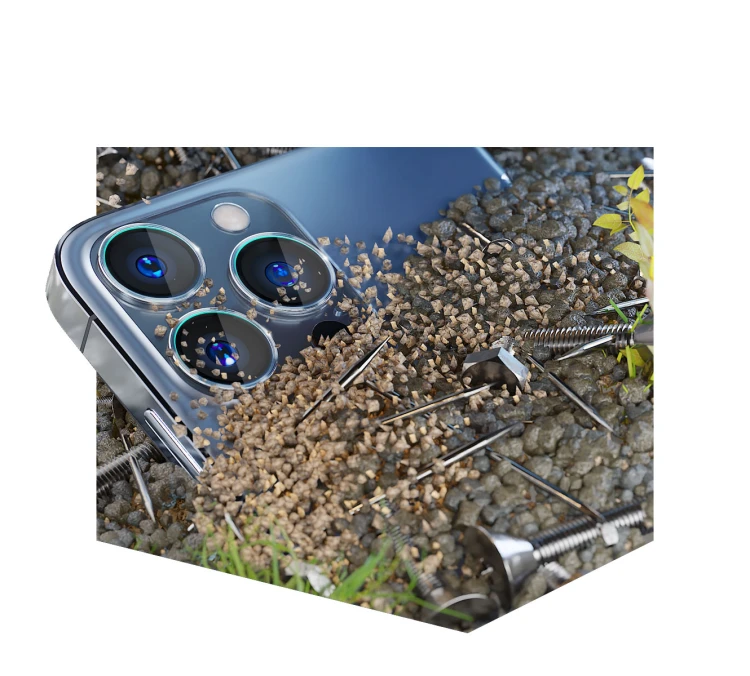 Szkło hybrydowe na obiektyw aparatu 3MK Lens Protection Pro Apple iPhone 13/13 mini