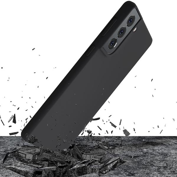 Etui 3MK Silicone Case Samsung Galaxy S22 czarny/black