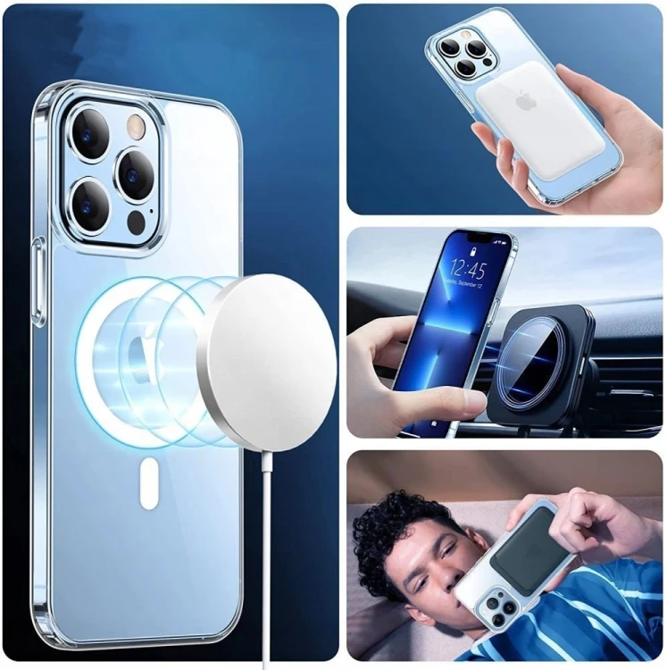 Etui Tech-Protect Flexair Hybrid MagSafe Samsung Galaxy S22 Clear