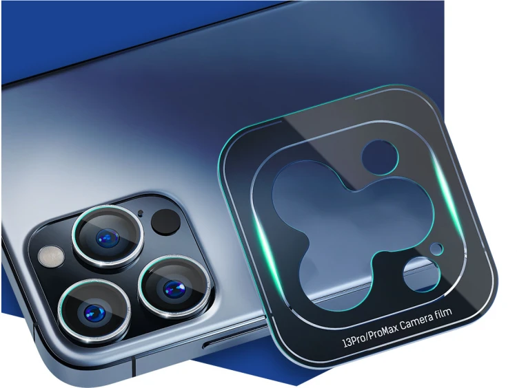 Szkło hybrydowe na obiektyw aparatu 3MK Lens Protection Pro Apple iPhone 14 Pro/14 Pro Max srebrny/s