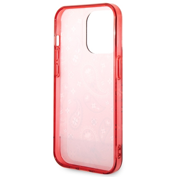 Etui Guess GUHCP14LHGBNHR Apple iPhone 14 Pro czerwony/red hardcase Bandana Paisley