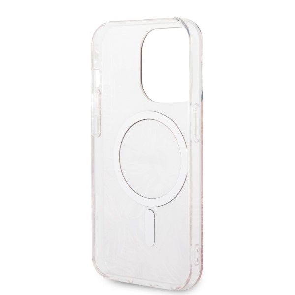 Zestaw Guess etui + ładowarka bezprzewodowa GUBPP14LHJEACSP Apple iPhone 14 Pro różowy/pink hard cas