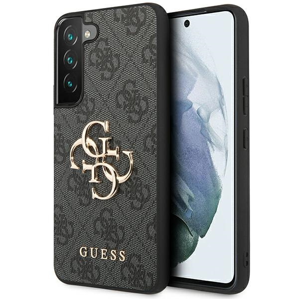 Etui Guess GUHCS23S4GMGGR Samsung Galaxy S23 szary/grey hardcase 4G Big Metal Logo