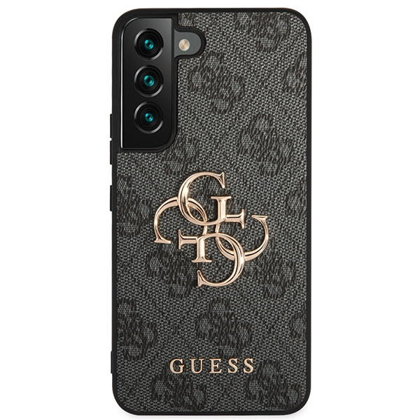 Etui Guess GUHCS23S4GMGGR Samsung Galaxy S23 szary/grey hardcase 4G Big Metal Logo