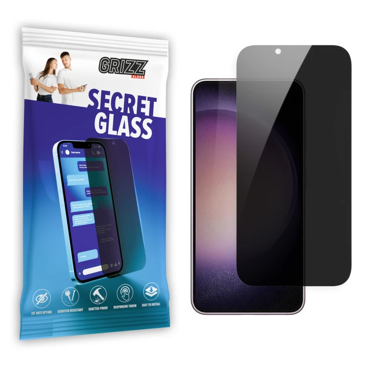 Matowe szkło prywatyzujące GrizzGlass SecretGlass do Samsung Galaxy S23