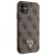 Etui Guess GUHCN61P4TDSCPW Apple iPhone 11/XR hardcase Crossbody 4G Metal Logo brązowy/brown