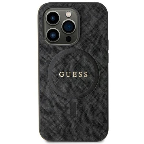 Etui Guess GUHMN61PSAHMCK Apple iPhone 11/XR hardcase Saffiano MagSafe czarny/black