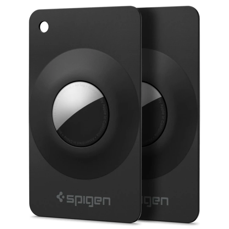 Uchwyt na AirTaga Spigen AirFit 2 do Apple AirTag 1 / 2 Black [2 PACK]