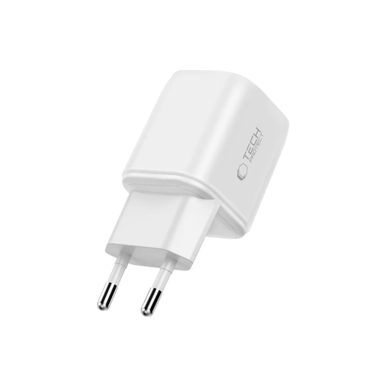 Ładowarka sieciowa Tech-Protect NCA100W-GAN-AVS 3-port Network Charger PD 3.2 100W / QC3.0 White