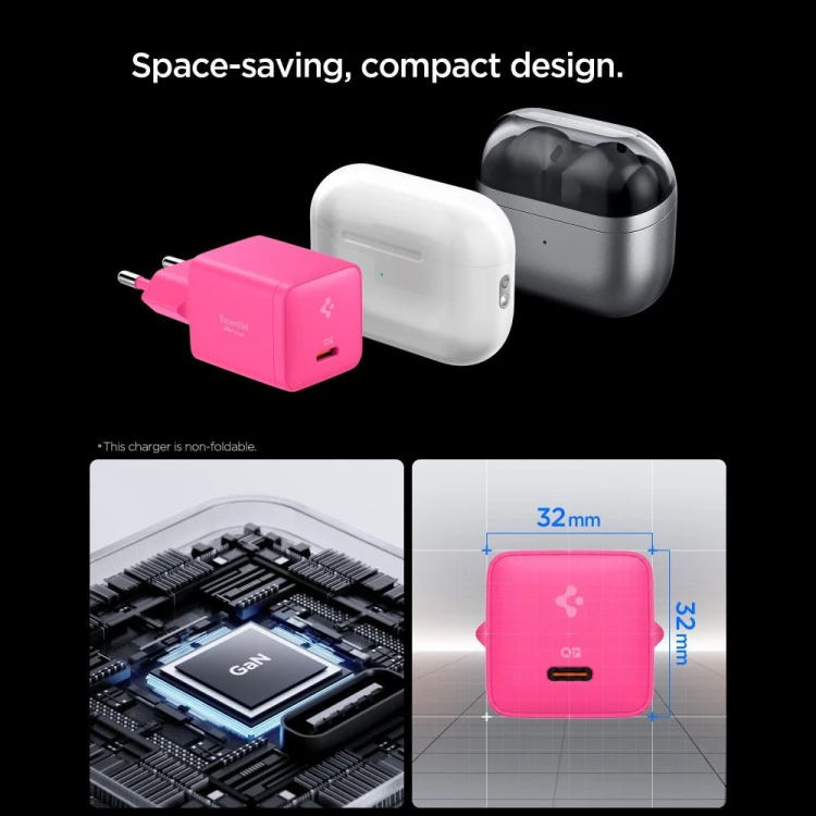 Ładowarka sieciowa Spigen EE301EU-GAN Essential USB-C Network Charger 30W Pink
