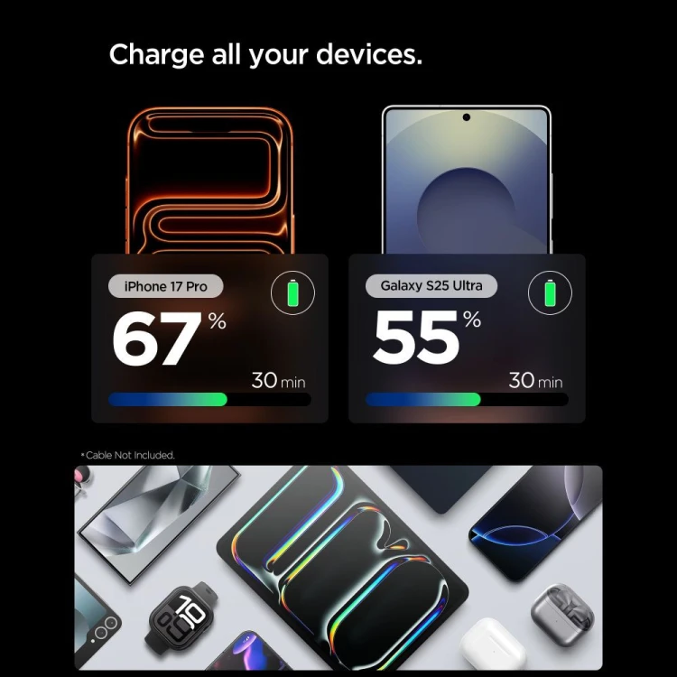 Ładowarka sieciowa Spigen EE301EU-GAN Essential USB-C Network Charger 30W Natural Titanium